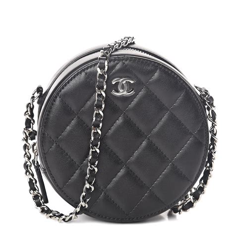 chanel round clutch with chain 2019|Chanel clutch with chain lambskin.